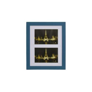 Imagem de Porta Retrato, Painel, Multifotos Pop 2 Fotos 10X15 Azul - Minha Moldu