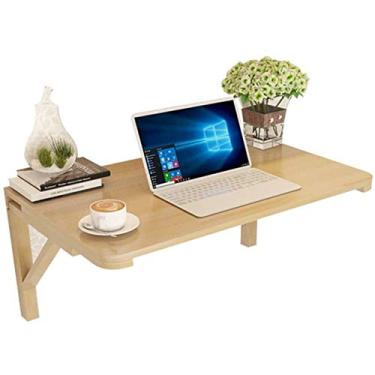 Imagem de Mesa dobrável para espaços pequenos, mesa de jantar de cozinha montada na parede, mesa de computador simples, mesa de estudo, 16 tamanhos, 100 x 50 cm