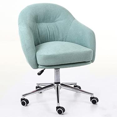 Imagem de Cadeiras de mesa com rotação de 360 cadeiras de computador para quarto de escritório em casa, sofá preguiçoso, maquiagem, estudo de estudantes, cadeiras de rotação ajustável de altura