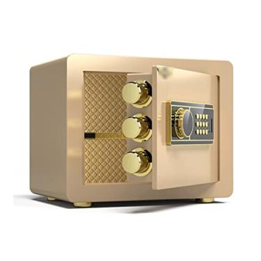 Imagem de Cofre seguro e cofre, cofre com teclado digital, perfeito para escritório em casa, hotel, negócios, dinheiro, joias, arma, uso de dinheiro, armazenamento, 25/30 cm