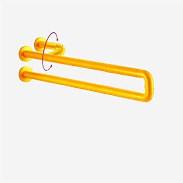 Imagem de LUOFDCLDDD Barra de apoio de segurança trilho de aço inoxidável, auxílio de banheiro para idosos, deficientes, banheiro para estabilidade barra de apoio para vaso sanitário/60 cm