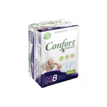 Imagem de Fralda geriátrica confort master reg tam m (pct c/8) - ccm ind e com