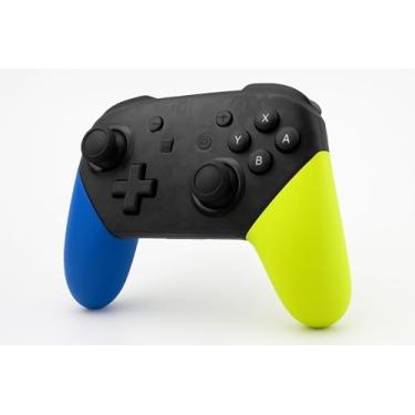 Imagem de Pro Controller Compatível com Nintendo Switch (Azul/Amarelo)