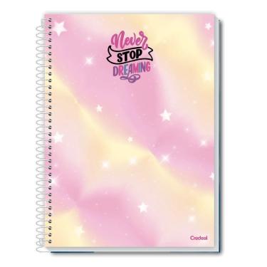 Imagem de Caderno Espiral Capa Dura Universitário Moments 160 Folhas 10 Matérias Credeal Estampa 7
