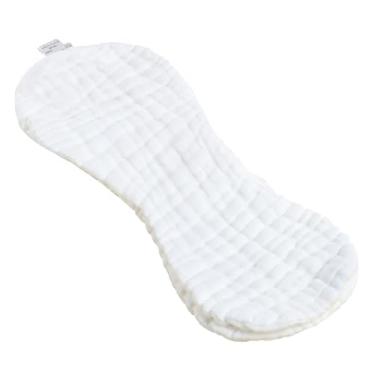 Imagem de ASHATA Fralda de Gaze Respirável Fralda de Pano Absorvente Forte Reutilizável para Recém-nascidos de 0 a 2 Meses, de Toalha de bebê de 12 Camadas para Uso Confortável