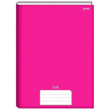Imagem de Caderno Brochura Pequeno 1/4 Stiff 96 Folhas Jandaia Rosa