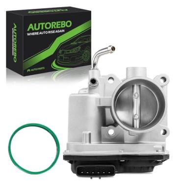 Imagem de Corpo do acelerador eletrônico com sensor compatível com Nissan Versa 2012-2019, Versa Note 2014-2019, L4 1.6L Substituição # 16119-3AN0A 16119-3AN0B TB1186 161193AN0A 161193AN0B 67-00 021 1 6119