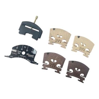 Imagem de Dynwave Cavalete para violino 4/4 para reparo e fabricação com levantador de cordas, modelo portátil, ferramenta de luthier para substituição.