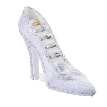 Imagem de DICOSMETIC 1 peça suporte de anéis de sapato de armazenamento de joias de salto alto pequeno suporte de exibição de joias prata brincos de salto alto organizador para mulheres senhoras decoração de