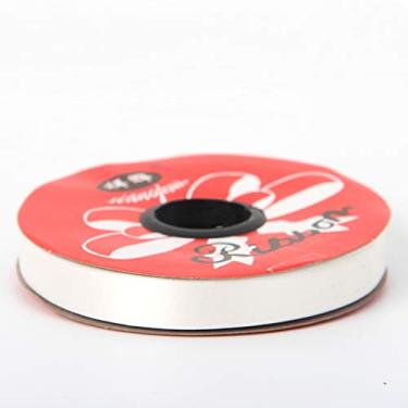 Imagem de Balão de alumínio de 30 m x 12 mm multicolorido dourado prata fita de ondulação decoração de festa de aniversário brinquedos presente cordas de balão evento e festa suprimentos (branco)