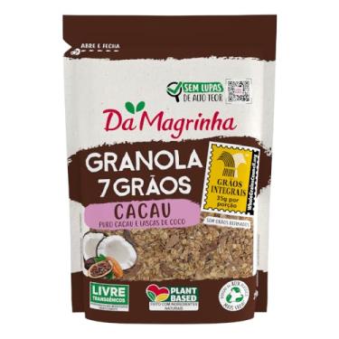 Imagem de Granola Da Magrinha 250g – Cacau com 7 Grãos Nobres, Plant-Based, Sem Lupas de Alto Teor, Whole Grain Certificado