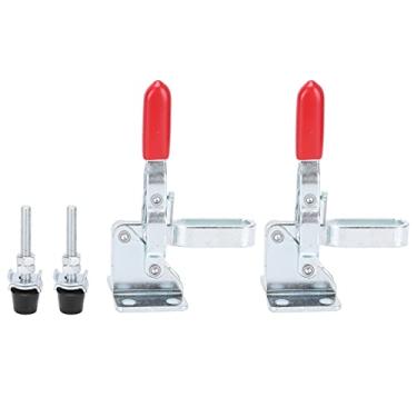 Imagem de Grampos de alternância, grampos antiderrapantes de fixação de liberação rápida, para placas de metal, placas de circuito, soldagem, moldes, decoração de casa