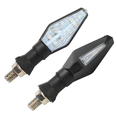 Imagem de Dioche Fonte de Luz de Brilho Ultra-alto, Sinal Forte Sinal de Giro 2 PCS 12 LED Duas Cores para Motocicletas Scooters Acessórios ATV Com Luz Azul + Luz Amarela, Muito Atraente