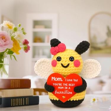 Imagem de Presentes de mãe para mãe de Natal, presentes de mãe de filha filho, To My Mama Mommy Bonus madrasta sogra aniversário, dia das mães, elefante branco, presente de agradecimento de Natal, mini abelha