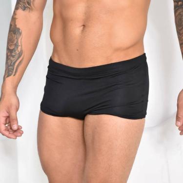 Imagem de Sunga Boxer Preto Premium Masculina Hana Rio Poliamida