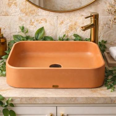 Imagem de Cuba Sobrepor Banheiro 50 cm Lavabo Pia de Apoio