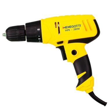 Imagem de Parafusadeira Elétrica MPE 280W 127V | 750 RPM | Mandril 3/8" | Torque 10Nm | Reversível | Velocidade Variável | Cabo Emborrachado | Uso Semiprofissional