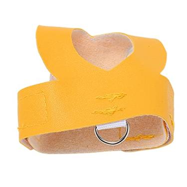 Imagem de aqxreight Coleira para Pássaros Em Couro Artificial Colete para Pássaros Com Corda e Alça para Papagaios Periquitos Calopsitas S Trela é Elástica Ela Colete para Coleira para PássarosBird (S)