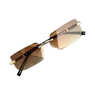 Imagem de Óculos De Sol Unissex Y2K Sem Armação Para Moda Casual, Festas E Feria