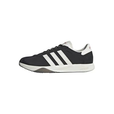 Imagem de adidas Tênis feminino 76/26, Preto/Branco/Better Scarlet, 37