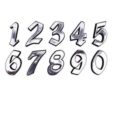 Imagem de Número Residencial Alumínio Polido C.navarro 11cm Número N°5