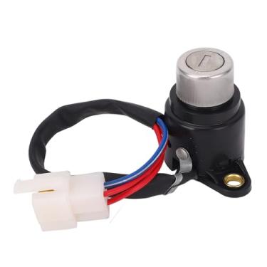 Imagem de Jiawu Kit de Desempenho Confiável de Interruptor de Chave de Ignição para VT1100C3 VT1100C2 VT1100C Shadow Aero Sabre Spirit, Material de Metal, 1x Interruptor de Ignição 2x Chaves para Entusiastas