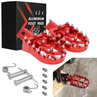 Imagem de JFG-RACING – Pegadores de pé para bicicleta de trilha para Honda CRF50 CRF70 CRF110 XR50 XR70 XR110 Pit Bike Chinês Stomp Demon X WPB Orion M2R Lucky MX Thumpstar Piranha Coolsterand Tao Bosuer KAYOJFG RACING vermelho Y111400012