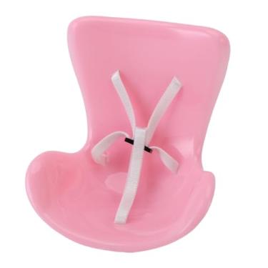 Imagem de GOWENIC Cadeira Plástica Compacta do Assento Seguro da Boneca do Carro Com Cinto, Fácil Instalação No Respiradouro de Ar, Assento Confortável para Brinquedos de Pelúcia, Material Premium (Róseo)