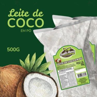 Imagem de Leite de Coco em Pó Coco 1KG Santa Maria, 500g
