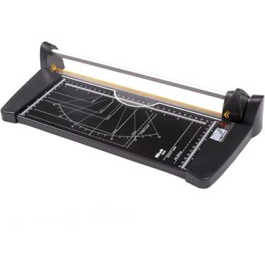 Imagem de pcagfaajmh Aparador de papel empilhável para cartolina scrapbooking cartões de artesanato fotos cupons laminados e projetos Guilhotina de corte portátil A4