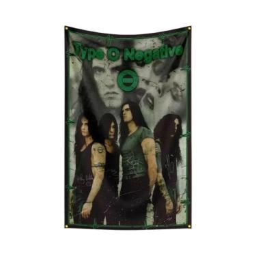 Imagem de Decoração De Parede Para Quarto Com Bandeira De Banda De Heavy Rock Em