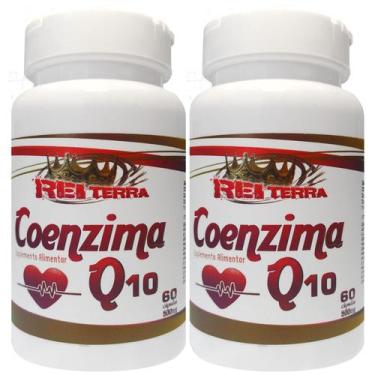Imagem de Kit 2 Unidades Coenzima Q10 COQ 10 Ubiquinona + Vitamina E - 60 Capsul