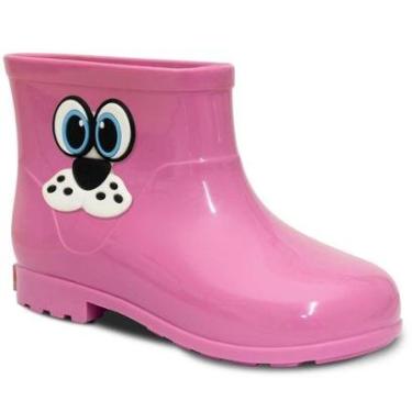 Imagem de Bota Galocha Moda Infantil 21 ao 26 Botinha Cano Baixo 09.33-Feminino