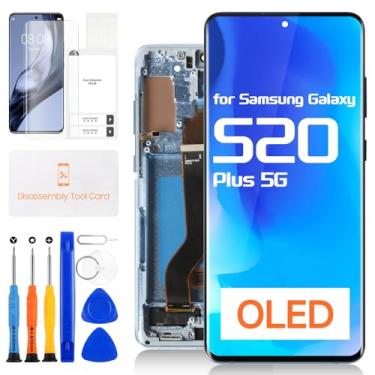 Imagem de Tela de substituição OLED para Samsung Galaxy S20 Plus 5G - para Samsung S20 Plus 5G LCD Display digitalizador para Galaxy S20+ SM-G985U G985A G985W G986U G986A Montagem completa da tela sensível ao