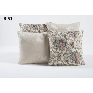 Imagem de Capas Jacquard para Almofada Kit 4 Peças 51 - Wellus Enxovais