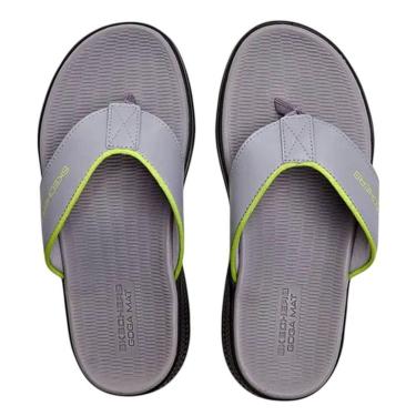Imagem de Chinelo Skechers Go Consistent Masculino - Cinza 45-Masculino