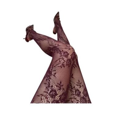 Imagem de Meias-calças Y2K Com Estampa Floral Para Mulheres, Estilo Lolita, Fest