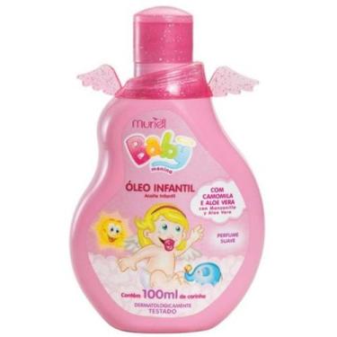 Imagem de Óleo Infantil Muriel Baby Menina 100ml - Hidratação e Cheirinho Agradá