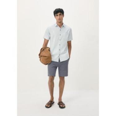 Imagem de Bermuda Masculina Reta Com Linho-Masculino