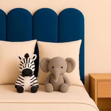 Imagem de Kit 10 Cabeceira auto colante Nuvem De Cama Super King 45 x 2,00m - DB