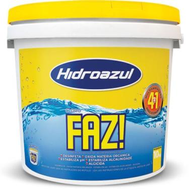 Imagem de Cloro FAZ HidroAzul 10 kg para Piscinas