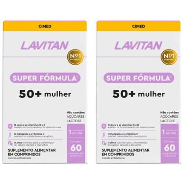 Imagem de Kit 2x Lavitan 50+ Mulher Super Fórmula Suplemento Alimentar Multivita