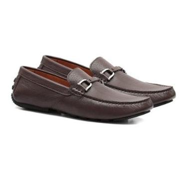 Imagem de Mocassim Drive Samello Prisma Couro Masculino-Masculino