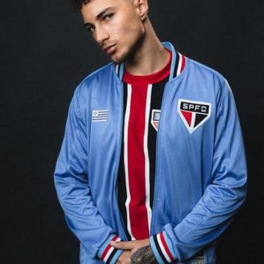 Imagem de Jaqueta São Paulo Retrô Uruguai Coleção Ídolos Masculina-Masculino