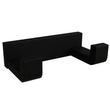 Imagem de Cabide Para Banheiro em Aço Inox Linha Eterna IL9022 Italy Line, Preto