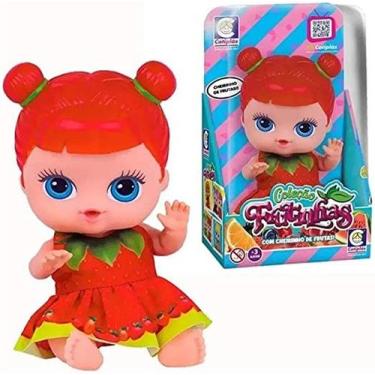 Imagem de Boneca coleção frutinhas morango - cotiplas - MTX