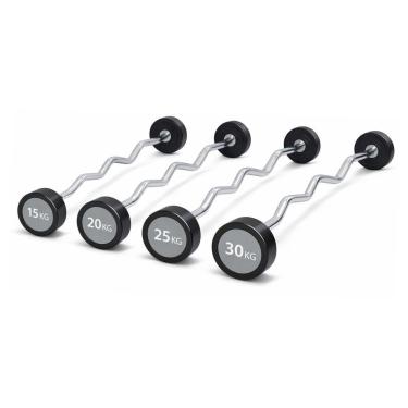 Imagem de Kit 4 Barras W Montadas Ahead Sports Profissional 15kg a 30kg-Unissex
