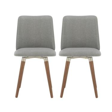 Imagem de Kit 2 Cadeiras Cozinha Dakota Natural Mesa de Jantar - Província, Linh