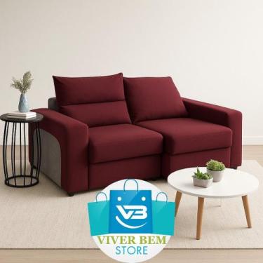 Imagem de Protetor Capa Sofá Retrátil e Reclinável 2 ou 3 lugares Veste Fácil Ta