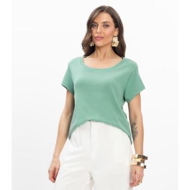 Imagem de Blusa Feminina Infinita Cor Verde, M, Verde